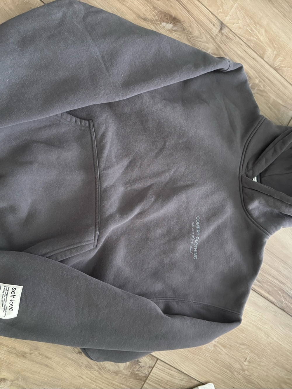 Comfort Clothing Women's Gray Pullover Hoodie